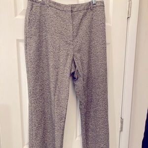 Women’s wool and polyester blend lined trousers.